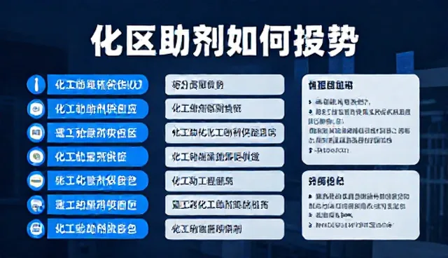 化工助剂配方选型的适用条件与选择依据